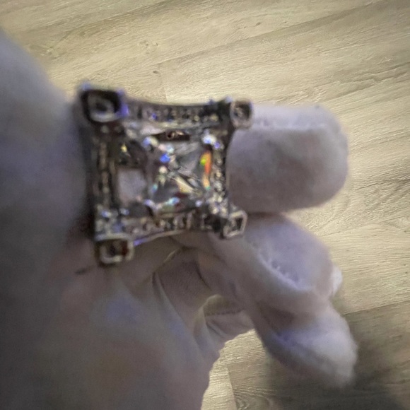 Diamond squared ring - Picture 7 of 7